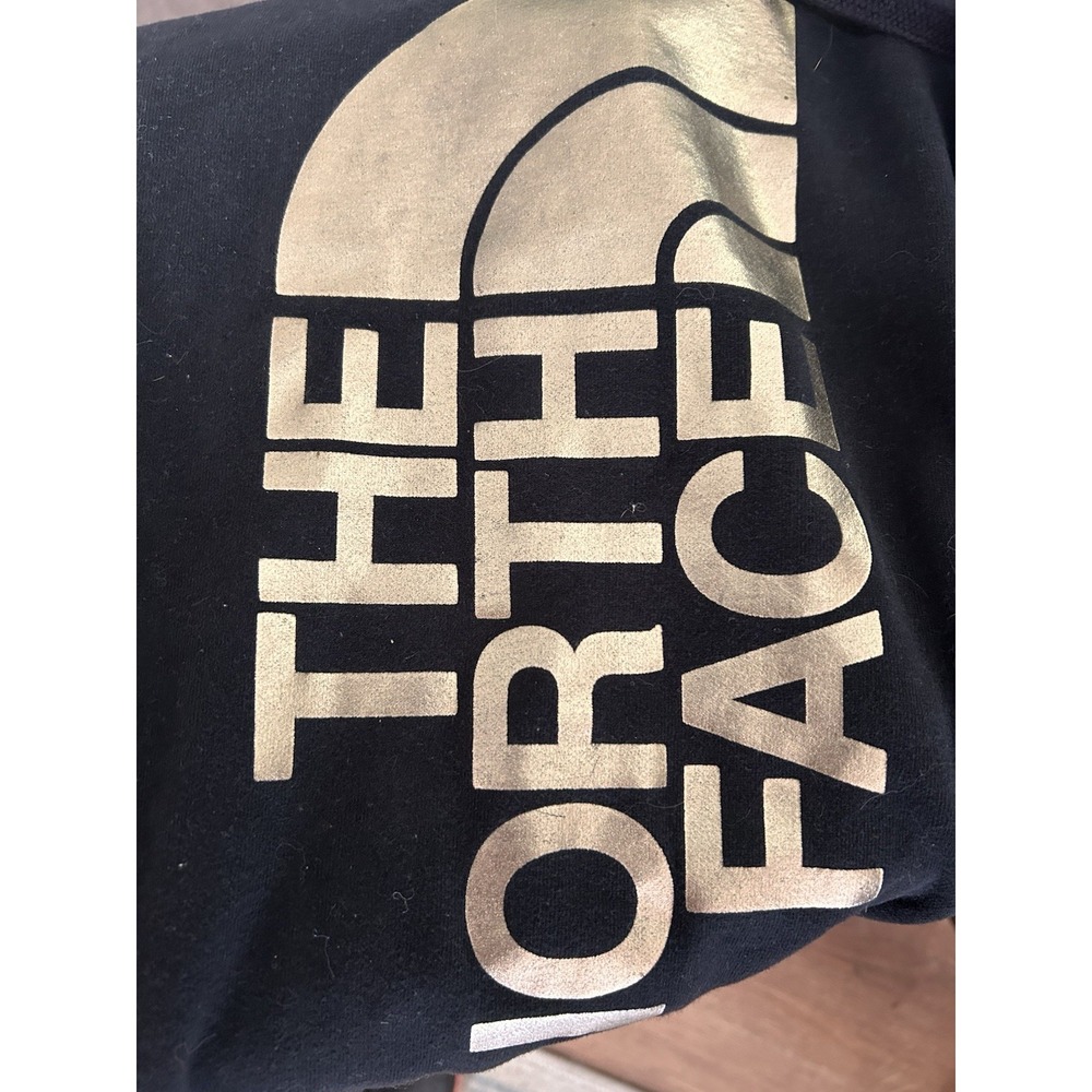 Northface Black Hoodie Medium‎ W/ Gold Logo